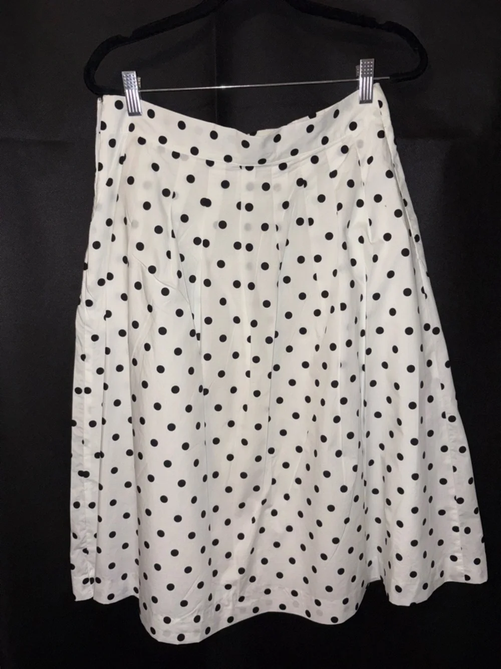 Talbots Petite Polka Dot Cotton Skirt – Size 8P